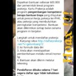 Hoax !! Pendaftaran Kartu Prakerja Gelombang 12 Lewat Situs prakerja12.com dan daftarprakerja.net