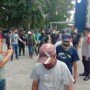Para juru parkir (jukir) liar di Kota Palembang Sumsel diamankan aparat kepolisian (Dede Febryansyah / Mattanews.co)