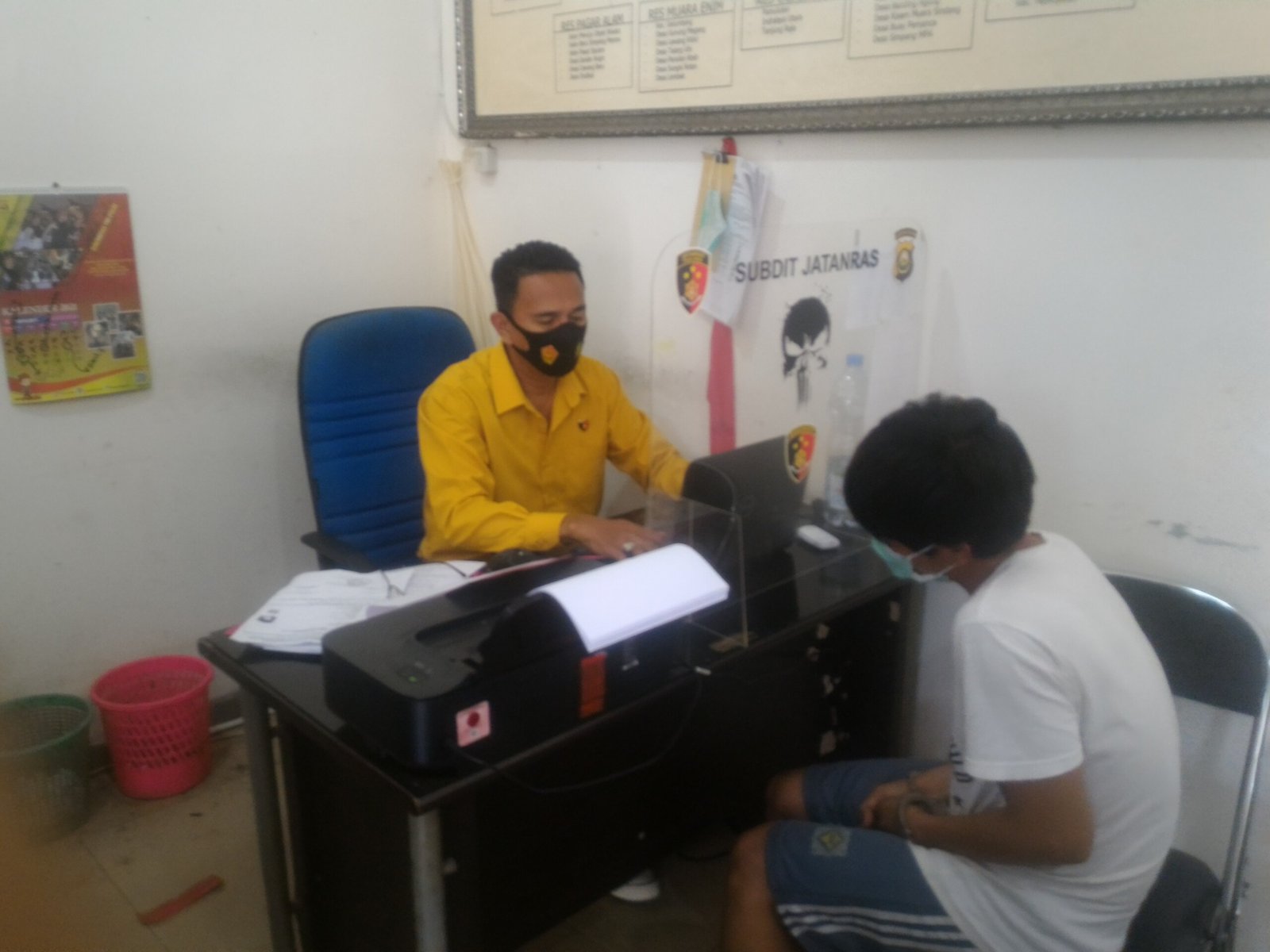 HG, warga Palembang yang menjadi DPO Polda Sumsel akhirnya ditangkap (Dede Febryansyah / Mattanews.co)