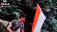 Viral Video Pria Bakar Bendera Merah Putih, Polri: Pelaku Sudah Teridentifikasi