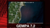 Gempa 7,1 M Guncang Fukushima Jepang