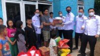 DPD REI Sumsel saat menyerahkan bantuan ke panti asuhan di Palembang (Reza Fajri / Mattanews.co)