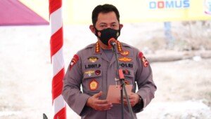 Beri Semangat, Rumah Polisi Korban Gempa di Sulbar Mulai Dibangun