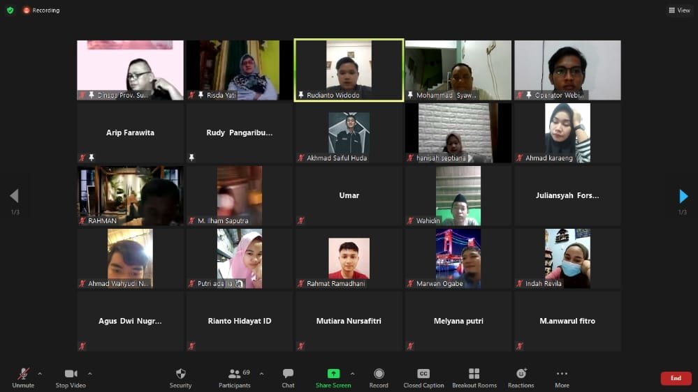 Webinar dengan forum diskusi sumatera selatan (FDSS)