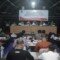 KPU Mamuju menggelar rapat pleno terbuka penetapan pasangan calon bupati dan wakil bupati terpilih dalam pemilihan bupati dan wakil bupati Mamuju tahun 2020, senin (21/2/2021).