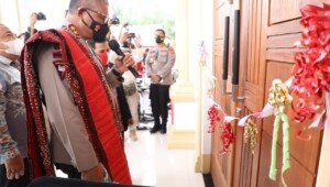 Kapolda Sumut Resmikan Gereja Oikumene SPN Hinai di Kabupaten Langkat