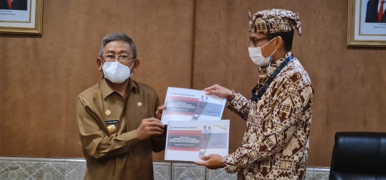 Bahas Promosi dan Pengembangan Pariwisata Sulbar, Ali Baal Temui Sandiaga Uno
