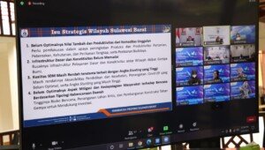 Rakor Bersama Menteri PPN, Idris Paparkan Sejumlah Proyek Prioritas Sulbar