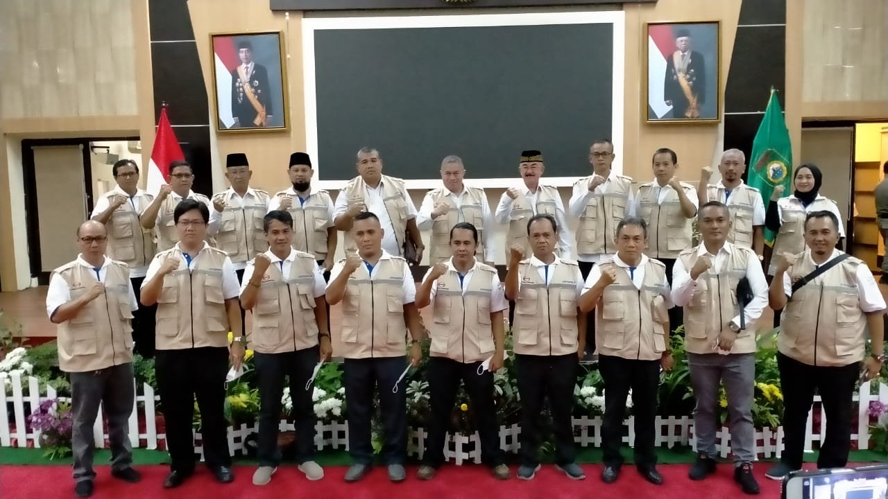Pengurus DPW Asperindo Sumsel periode 2020-2024 resmi dilantik (Reza Fajri / Mattanews.co)