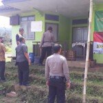 Unsur Muspika Cihaurbeuti Tinjau Posko Covid-19