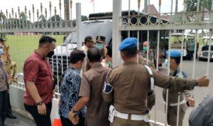 Pelantikan Bupati dan Wakil Bupati Terpilih di Griya Agung Palembang Diperketat
