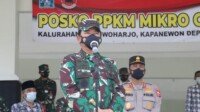 Panglima TNI dan Kapolri Tinjau Pelaksanaan PPKM Skala Mikro di Yogyakarta