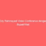 Edy Rahmayadi Video Conferance dengan Bupati/Wali Kota se- Sumut
