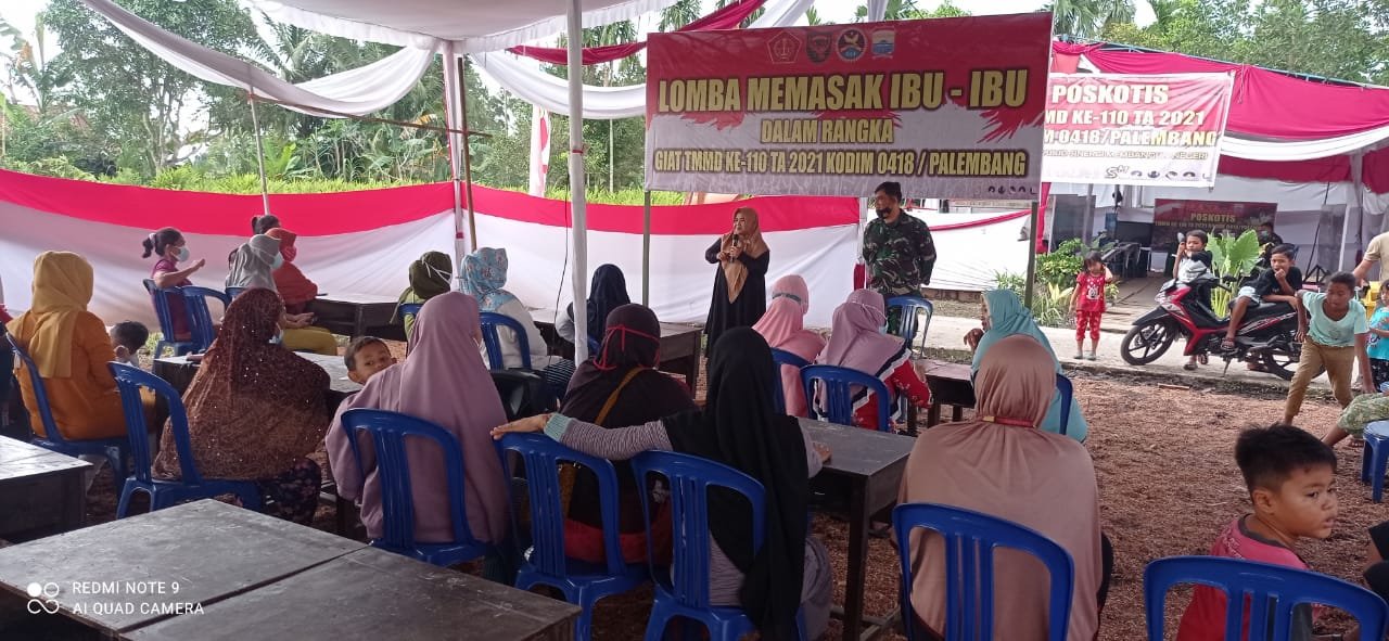 Satgas TMMD Gelar Briefing Lomba Memasak