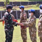 146 Prajurit TNI Satgas MONUSCO Dianugerahi Penghargaan Satya Lencana Canti Darma dan Veteran