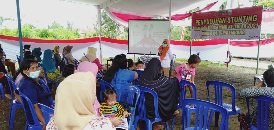Satgas TMMD Berikan Penyuluhan Stunting Untuk Kesehatan Ibu dan Anak