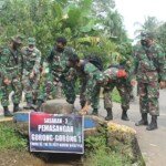 Dandim 0418 Palembang Tinjau Pembangunan Gorong-gorong di Pemukiman Sei Selincah