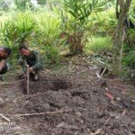 Warga Terima Kasih dengan Satgas Kodim 0418, Telah Dibangunkan MCK