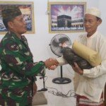 Dapat Perangkat Sholat, Pengurus Masjid Nurul Iman Berterima Kasih kepada Satgas TMMD