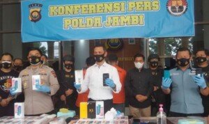 Polda Jambi Tangkap Gerombolan Perampok