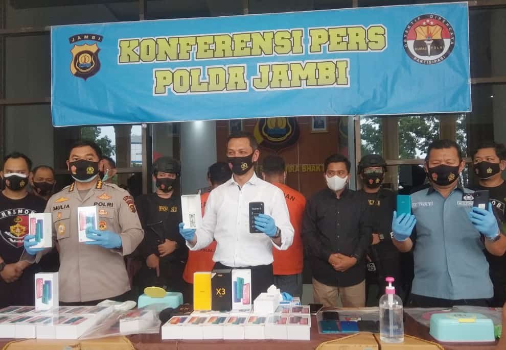 Polda Jambi Tangkap Gerombolan Perampok