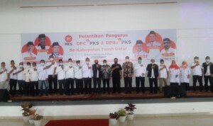 Pengurus DPC PKS Tanah Datar Dikukuhkan