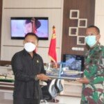 Ketua DPRD Babel Silaturahmi ke Makorem Garuda Jaya