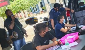 Dukung Program Kapolri, Polres Fakfak Lakukan Pelayanan SKCK dan Sidik Jari Keliling
