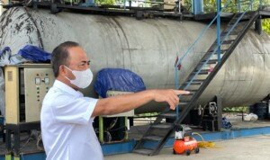 Harga Terus Meroket, Apriyadi Cek Operasional Pabrik Karet Muba