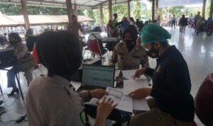 170 Personil Sat Brimob Polda Sumsel Diberikan Vaksin Sinovac Covid 19