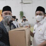 Bupati Sergai Salurkan Bantuan Prokes di Jajaran Dinas Pendidikan