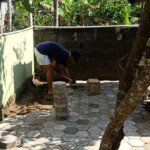 Sedikit Lagi, Pemasangan Kaping Blok Selesai Dikerjakan Satgas