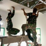 Rumah Kalena Masuk Tahap Pemasangan Plafon