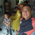 Senangnya Anak-anak Sungai Jawi Dibawa ke Pangkas Rambut