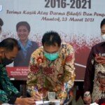 Serah Terima Jabatan dan Pelepasan Purna Tugas Bupati Bangka Barat, M Sholeh Jabat Plh Bupati Babar