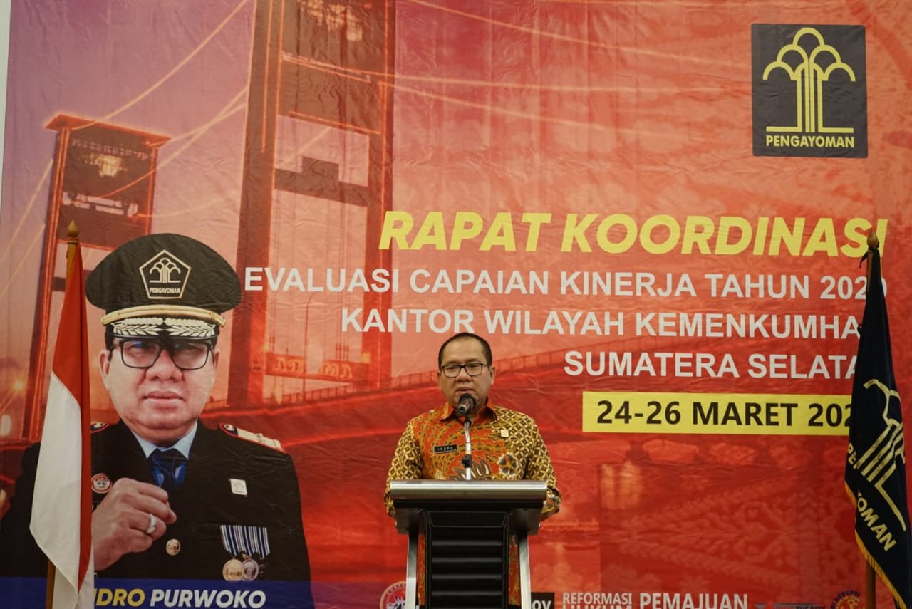 Kakanwil Kemenkumham Sumsel Indro Purwoko (Reza Fajri / Mattanews.co)