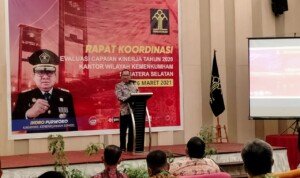 Kanwil Kemenkumham Sumsel Tutup Rakor Evaluasi Tahun 2020