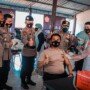 Anggota Polda Sumsel ikut vaksinasi Covid-19 (Dede Febryansyah / Mattanews.co)
