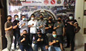 Klub Max Free Sumsel dan Brimob Polda Sumsel Ajak Masyarakat Palembang Jaga Kamtibmas