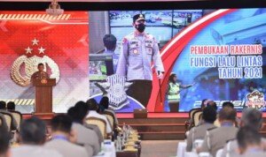 Buka Rakernis Korlantas, Kapolri Minta Polantas Beri Pelayanan Publik Dengan Teknologi