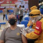 Perwira Tinggi Polri Jalani Vaksin Covid-19 Tahap 1 Hari Ini