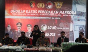 Bareskrim dan Bea Cukai Gagalkan Peredaran 42,3 Kg Sabu dan 85 Ribu Ekstasi
