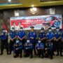 Satuan Satuan Polisi Pamong Praja (Satpol PP) dan Pemadam Kebakaran (Damkar) Sumatera Selatan (Sumsel), menggelar upacara peringati Hari Ulang Tahun (Hut) ke-102 tahun Damkar RI (Reza Fajri / Mattanews.co)