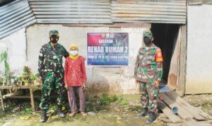 TMMD Kodim 0418 Palembang, Gotong Royong Hingga Renovasi Rumah Warga