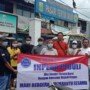 INPERA PEDULI bagi bagi masker di empat lokasi di wilayah Kabupaten Karawang, wilayah tersebut diantaranya,Terminal Cikampek Tipe A, Pasar Cikampek, Pasar Rengasdengklok dan Pasar Johar, Rabu (3/3/2021).
