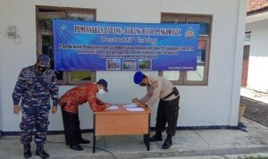 Sat Pol Air Polres Ciamis Lakukan Pemusnahan Barang Hasil Pengawasan Sumber Daya Kelautan dan Perikanan