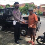 Satlantas Polres Ciamis Edukasi Pengendara Roda Empat agar Sadar Prokes