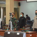 Pisah Sambut Wakil Bupati Pangandaran Berjalan Sesuai Prokes