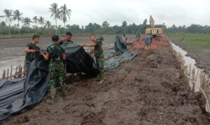 TMMD Kodim 0418 Palembang, Jalan Capai 30 Persen