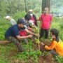 Anggota DPRD Ciamis menanam pohon di Gunung Bangka Sindangkasih Ciamis Jabar (Kayan / Mattanews.co)